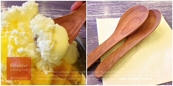 เมนู Mango Ice lava กับ Mango Ice Magma ร้านไอซ์ ฮับ