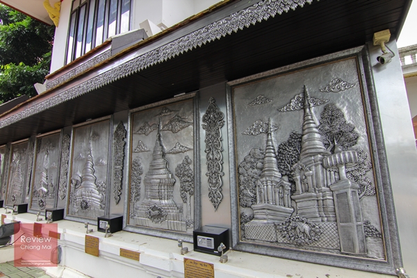 เครื่องเงิน วัดหมื่นสาร ถนนวัวลาย
