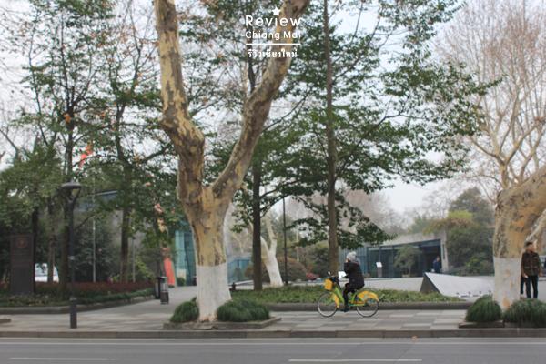 cycling around west lake