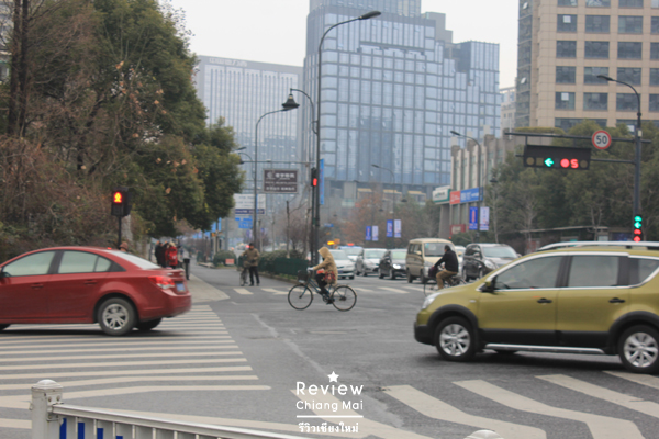 china car on the road